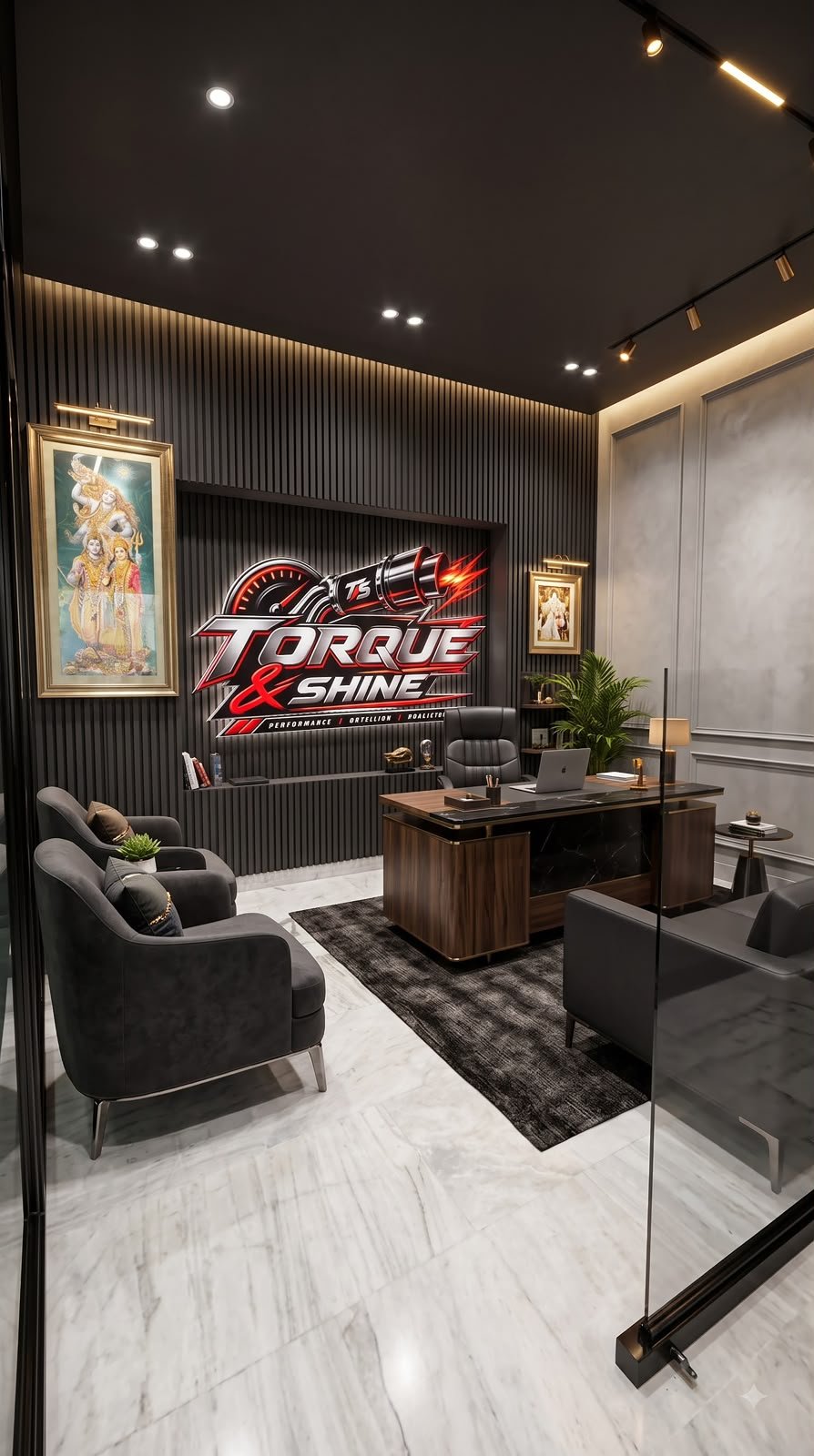 Torque and Shine Studio and Lounge in Chowadhi, Jammu